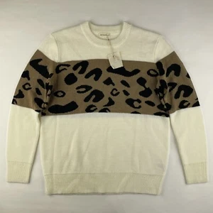 ANDTHEWHY Leopard Sweater Pullover Damenpullover Größe Small / Medium - Bild 1 von 6