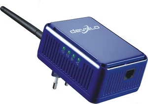 Devolo dLAN WLAN Repeater MT 2093 Blau Wireless Extender mit Antenne - Bild 1 von 7