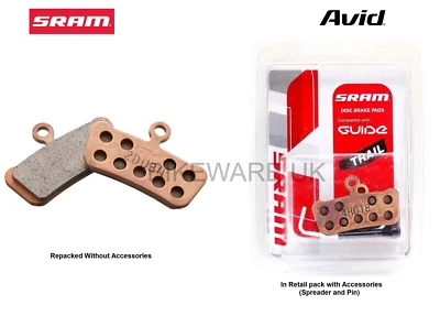 Genuine SRAM/AVID Guide R / RS / RSC /Ultimate/Trail/X0/E7/E9 Metallic Brake pad - Image 1 of 4