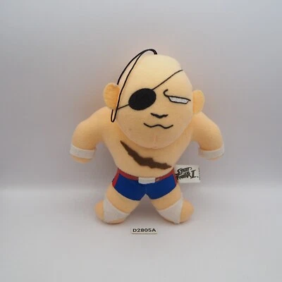 D2805A Street Fighter II SAGAT Capcom Plush 7" Stuffed Toy Doll Japan - Image 1 of 4