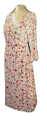 Nuevo Vestido, Colección Chadwick, Viaje Elástico Corpiño Cruzado Rojo 6P Foto 1 de 4