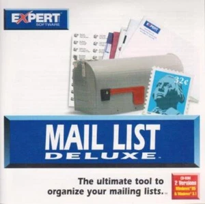 Mailliste Deluxe PC CD behandeln Sie Ihre Kontakt Postanschriften, organisieren, drucken - Bild 1 von 1