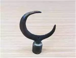 Antique Brass Crescent Alam – Finial Ornament | Ottoman Home Office Decor - Picture 1 of 2