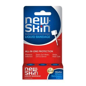 NEW-SKIN Liquid Bandage Liquid Bandage for Cuts and Minor Scrapes, 0.3 Ounce - Picture 1 of 9