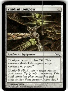 Viridian Longbow Mirrodin Regular MTG LP - Picture 1 of 2
