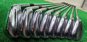 Mizuno MP67 Forged Cut Muscle Iron Set RH 3-PW Gold S300 Steel Shaft Clean Grips - Picture 1 of 18