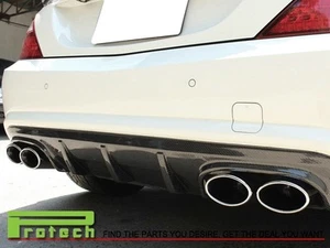 SLK55AMG Style Carbon Fiber Diffuser + Trunk Spoiler For 2012+ SLK250 SLK350 - Imagen 1 de 2