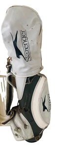 Slazenger Golf Bag with an Assortment of Clubs Balls Tees Vintage ra - Picture 1 of 24