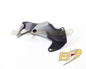 2022 - 2024 Ducati Streetfighter V2 Carbon Fiber Sprocket Cover Cowling Matte - Picture 1 of 4