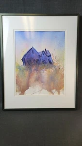 Oklahoma Artist Posey Gaines Original Watercolor - Picture 1 of 9