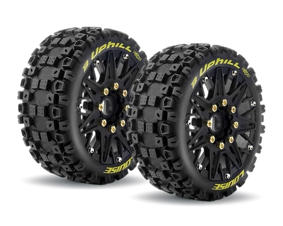LOUISE B-Uphill MFT Reifen soft auf Felge schwarz für Buggy 1:8 LOUT3364SB  - Bild 1 von 1