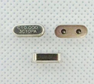 10pcs 10MHz 10M Crystal Oscillator Passive Quartz HC-49S Through Holes - Picture 1 of 1