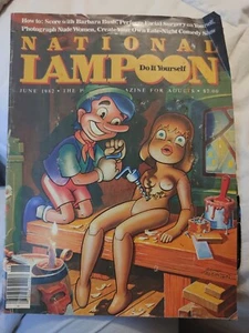 National Lampoon June 1982 DO IT YOURSELF magazine for adults - Foto 1 di 1