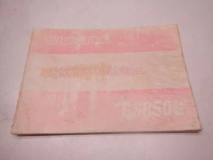 Suzuki 1978 1979 manual del propietario GS850G GS850 G 850G 850 GS 80 - Imagen 1 de 9