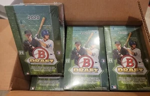 (×1) 2020 Bowman Draft Factory Sealed Super Jumbo Box 5 Autos Free Shipping - Picture 1 of 5