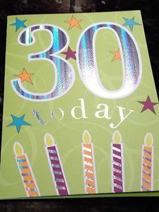 30th Birthday Card by Premier Publishing,  - Picture 1 of 3