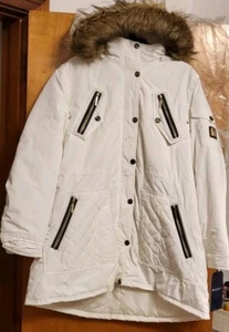 *NEW* Rocawear Parka Coat Women's 2XL Heavyweight Long. Faux Fur Hood - Picture 1 of 19