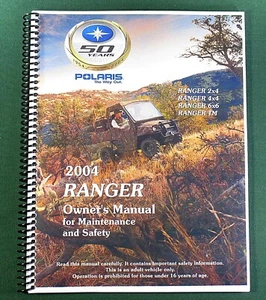 2004 Polaris Ranger 6x6 Owner's Manual: 118 Pages & Protective Covers! - Picture 1 of 1