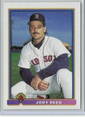 1991 Bowman #120 Jody Reed Boston Red Sox - Image 1 of 2
