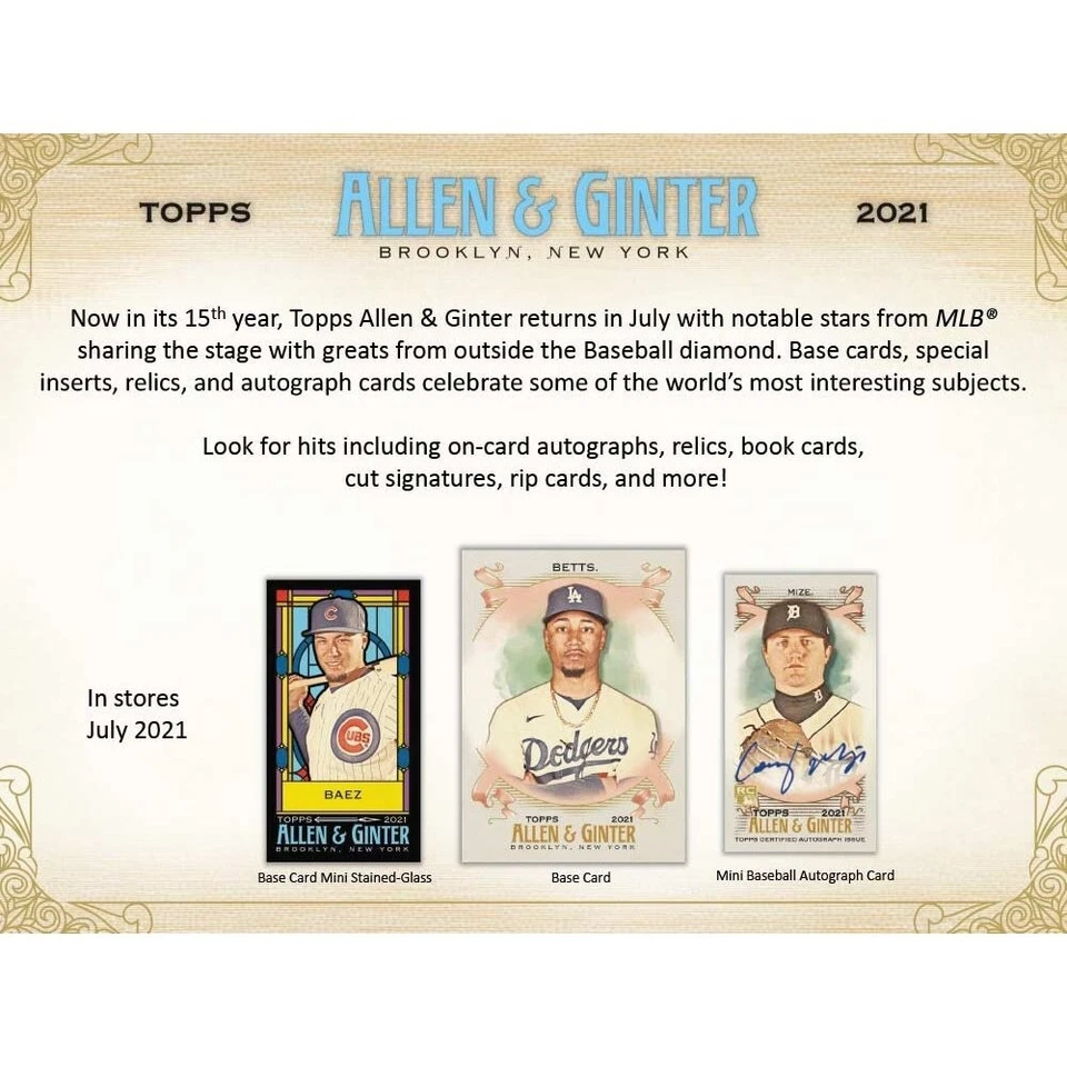2021 Topps Allen and Ginter Complete Your Set 151-300 You Pick - Image 1 of 1