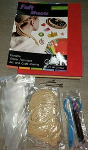 GROSSES LOS FILZ BASTELSTÜCKE SCHERE ZUR HERSTELLUNG VON STIRNBÄNDERN/SCHLEIFEN NEU 8,3 X 11,8 ZOLL - Bild 1 von 1