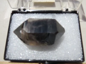 MUESTRA DE CUARZO AHUMADO 594, DOBLE ACABADO. HOT SPRINGS, AR - Imagen 1 de 8