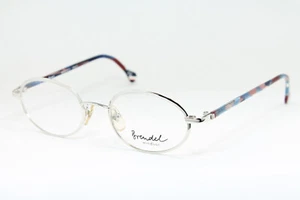 WINDSOR 511-1 Brendel Vintage Brille Bril Gafas Lunettes Occhiali Silber Oval - Bild 1 von 10