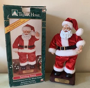 Clap Your Hands Twisting Santa Working Trim-A-Home Weihnachtsstück - Bild 1 von 4