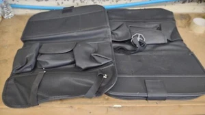 Set of 2 black storage bags with compartments - Picture 1 of 2