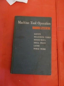 machine tool operation machinist book and auto mechanics tools 50,s lathe - Bild 1 von 4