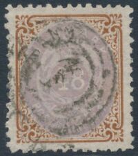 DENMARK - 1870 48 Skilling lilac/brown Numeral, used – Facit # 27 ; Scott # 24