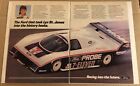 1986 Ford Mustang Probe GTP Lyn St. James 2-page vtg print ad 80's advertisement