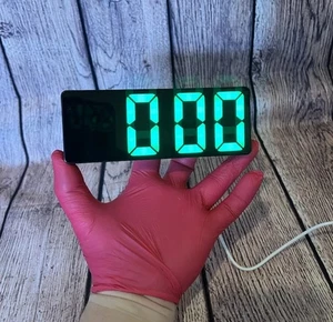 Digital Alarm Clock Large LED Screen Easy Set Up Date Temperature 12/24H Display - Picture 1 of 21