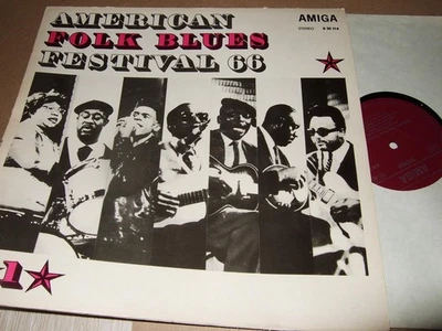 TURNER/SYKES/WELLS : AMERICAN FOLK BLUES FESTIVAL 1966 LP 1971 AMIGA 855114 DDR - Bild 1 von 2
