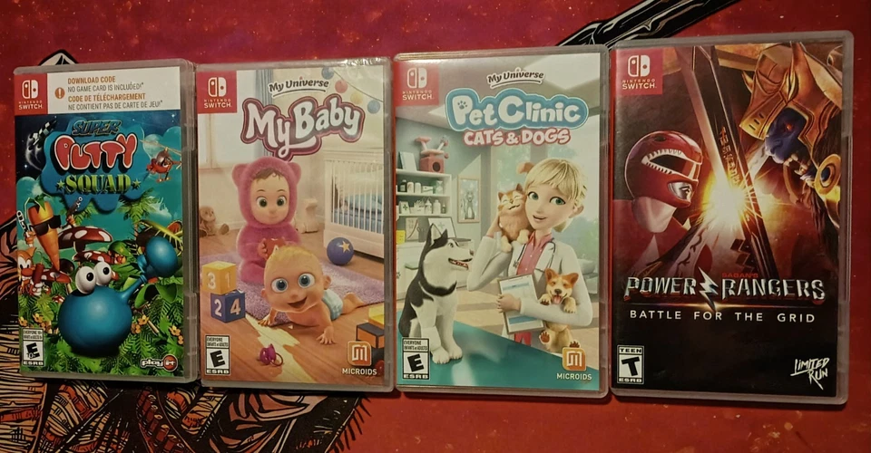 Paquete de juegos Nintendo Switch Power Rangers Pet Clinic y más Foto 1 de 1