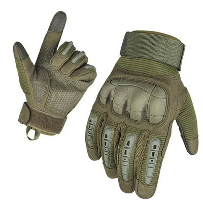 Guantes tácticos de dedo completo pantalla táctil deportes al aire libre caza guantes de airsoft Foto 1 de 4