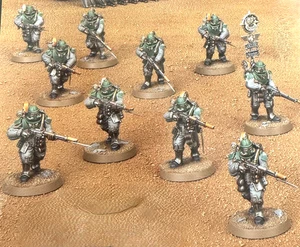 Solar Auxilia (10) Infantry Lasrifle Section Horus Heresy 30K Warhammer 40K - Picture 1 of 2