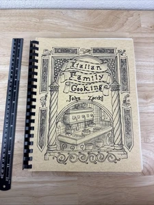 Italian Family Cooking John Zocchi Homemade Cookbook Italy 1986 - SIGNED - Foto 1 di 7