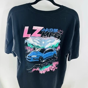 T-shirt LZMFG Underground Automotive taglia XL Synthwave grafica retrò auto al neon - Foto 1 di 7
