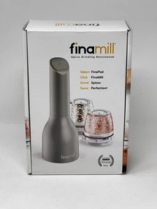 Finamill Gewürzmühle 2 FinaPod Pro Plus Silber Automatische Pfeffermahlung - Bild 1 von 4