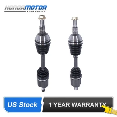 2x Front CV Axle Shafts for Buick LaCrosse Chevy Impala Pontiac Grand Prix - Image 1 of 4