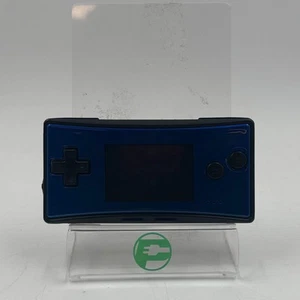Nintendo Game Boy Micro Console Videogioco Solo CLV-201 Micro Blu - Foto 1 di 11