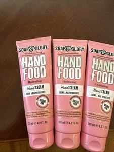 3 Pack Soap & Glory Hand Food Hydrating Cream ~ 4.2 Fl Oz - Picture 1 of 2