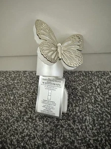 Bath & Body Works UK 3 Pin/Voltage Wallflower Plug - silver butterfly - Picture 1 of 2