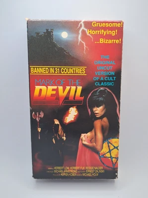 Mark of the Devil VHS 1970 Edde Entertainment T-Z Video UNCUT VERSION Udo Kier - Image 1 of 4