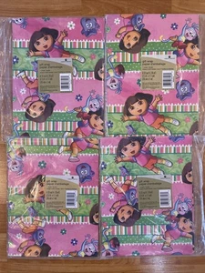 Vintage American Greetings Dora The Explorer Gift Wrap 8.33 Sq. Ft. 4 Packs - Picture 1 of 7