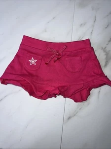 American Girl kurzer Rock Hot Pink Stern auf Tasche - Bild 1 von 5