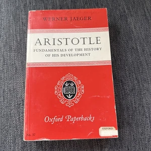 Aristotle (Oxford Paperbacks) by Werner Wilhelm Jaeger Good - Bild 1 von 4