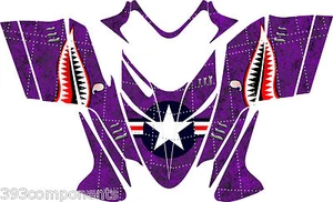 Polaris IQ RMK Shift Dragon Graphics Decal Sticker Kit 2005 - 2012 Aircraft Purp - Picture 1 of 1