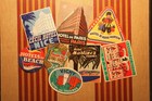 1,000 DIFFERENT HOTEL LUGGAGE LABELS